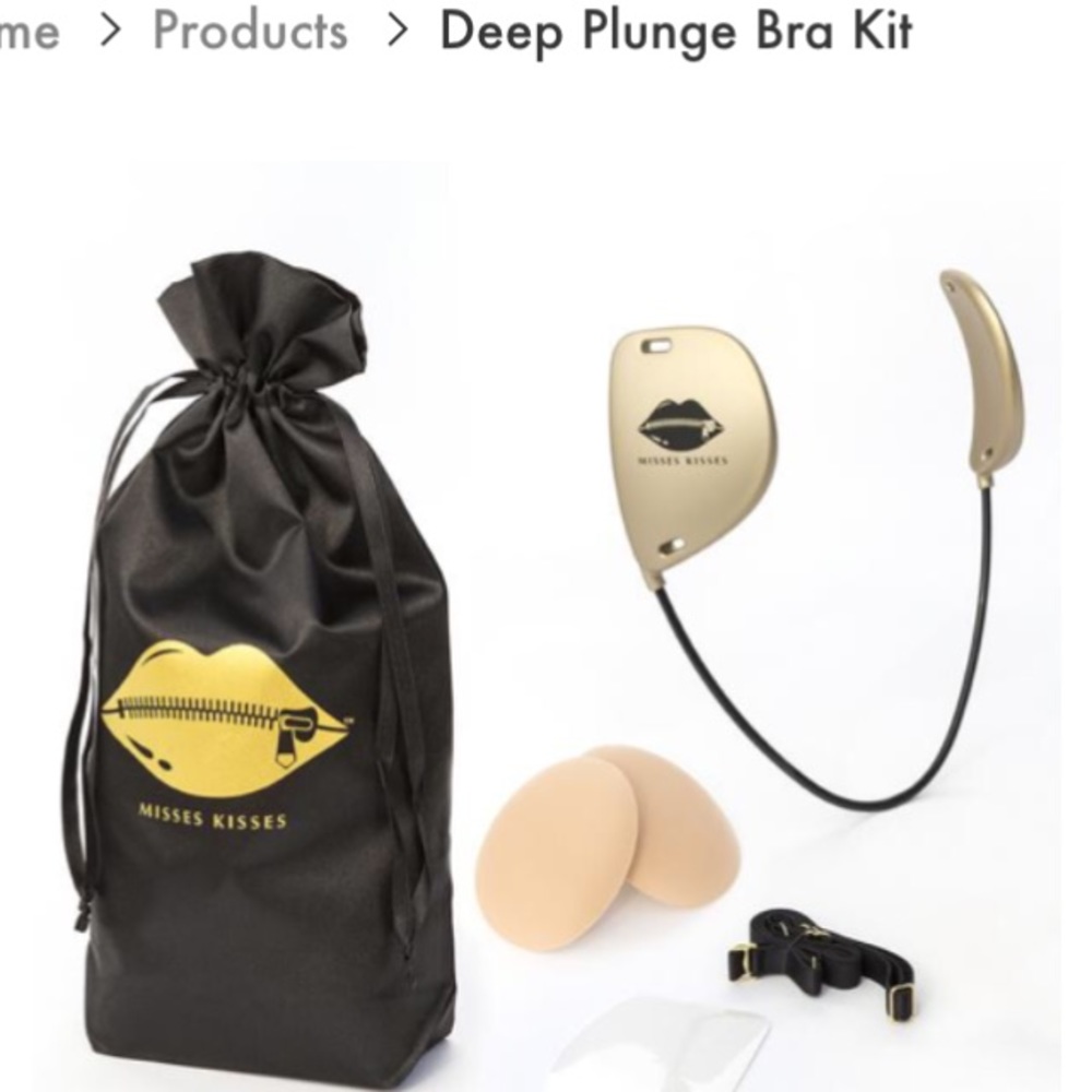 Misses Kisses Deep Plunge Bra